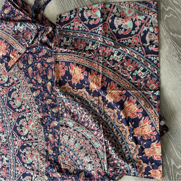 Bohemian Hippie Queen Duvet Ethnic Comforter Doona Set with Shams World Market - Picture 3 of 6